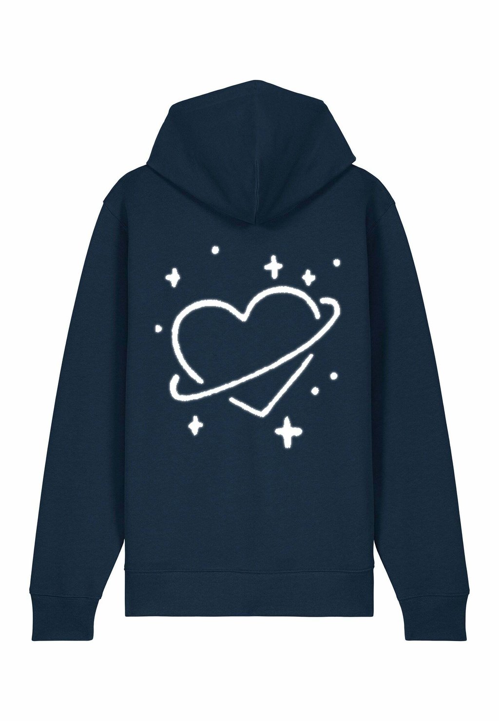 

Толстовка на молнии SATURN BACK EMBROIDERY Mira Paris, темно-синий
