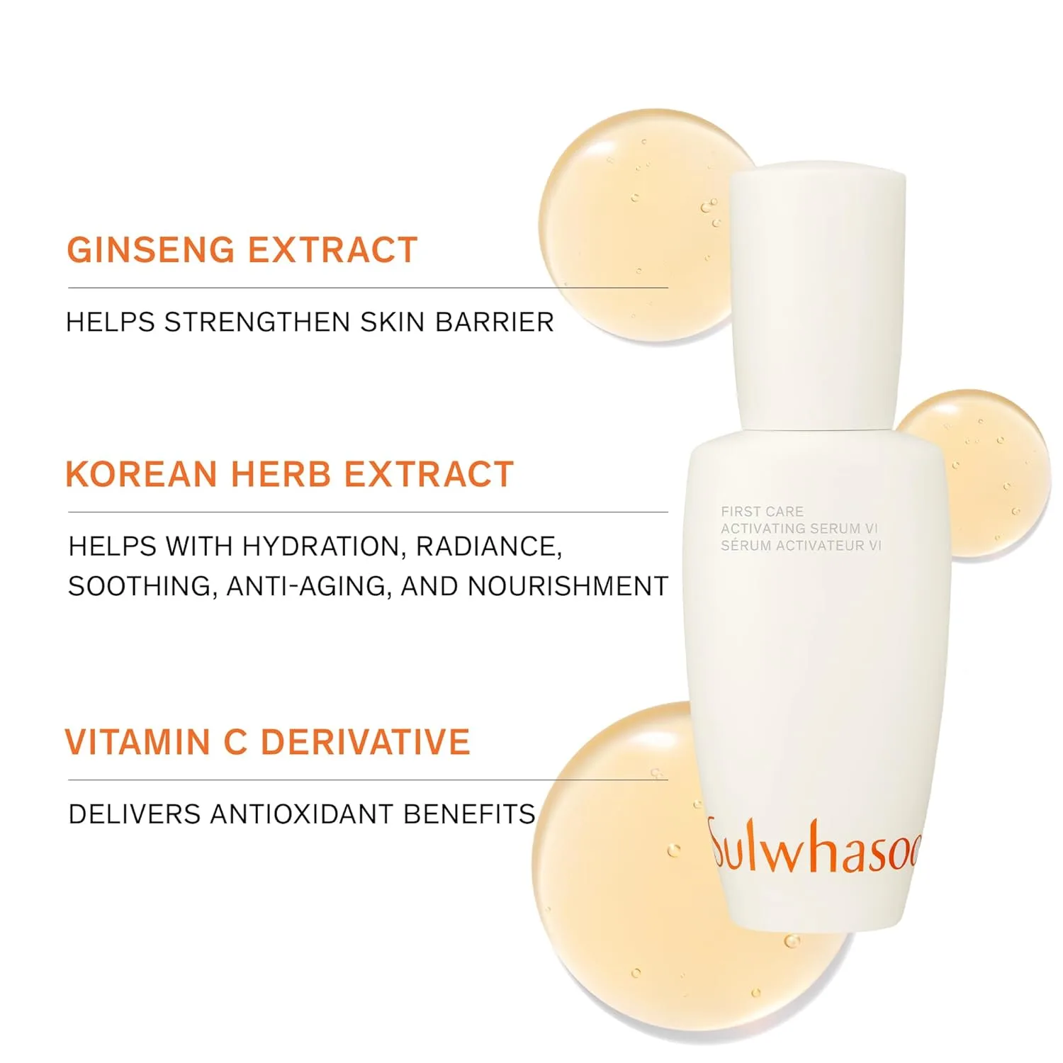 Sulwhasoo Gentle Cleansing Oil - корейское очищающее масло для всех типов кожи, увлажняющее, успокаивающее и освежающее, удаляет водостойкий макияж, SPF и загрязнения — фото 3
