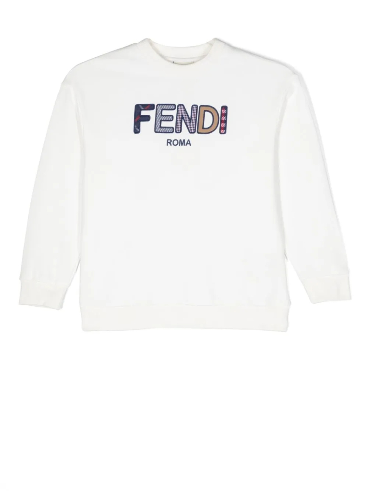 

Топ с логотипом Fendi Kids, белый