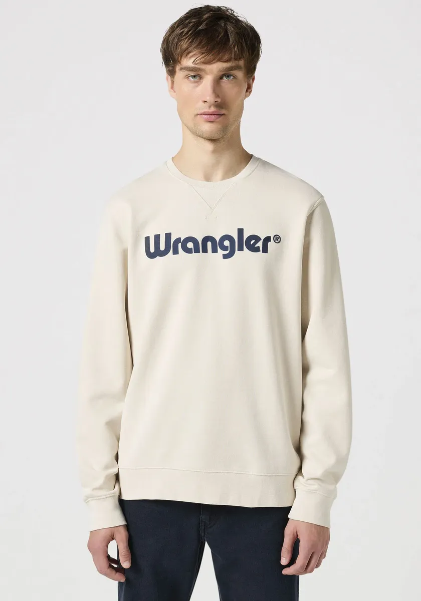 

Толстовка Wrangler "LOGO CREW", белый
