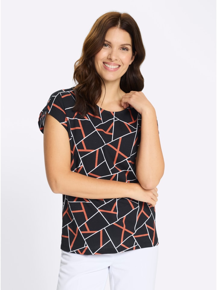 

Sieh an! Футболка с короткими рукавами, черного цвета с принтом папайи, Черный, Sieh an! Футболка с короткими рукавами, черного цвета с принтом папайи