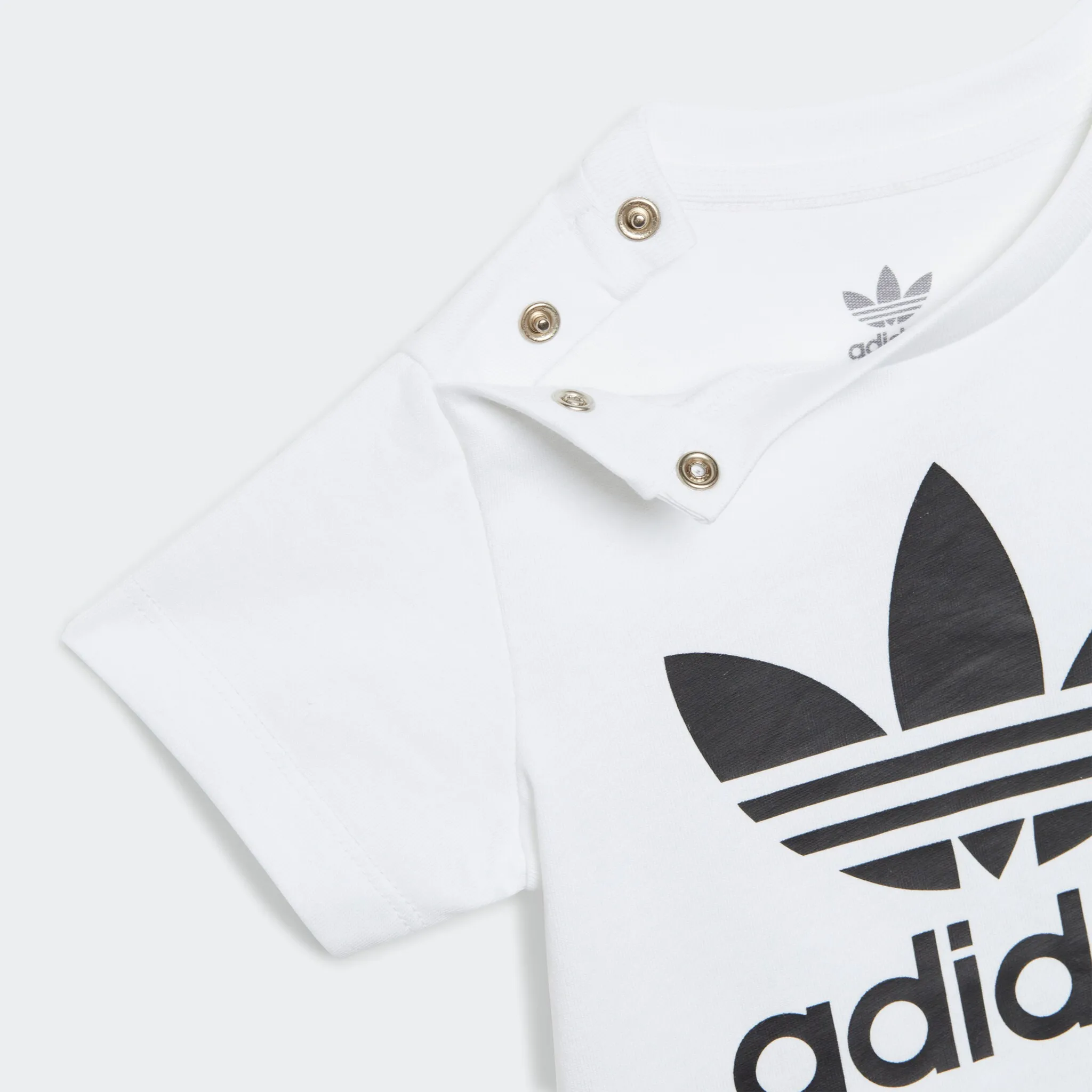 Футболка Adidas Originals "TREFOIL TEE", белый — фото 4