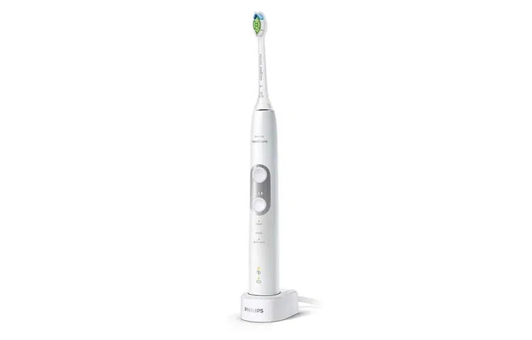 Электрическая зубная щетка Soundwave PHILIPS HX6877 белый — фото 3