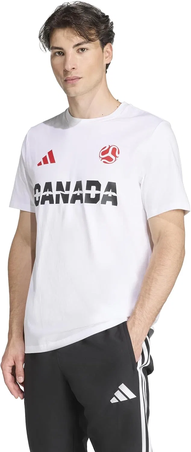 Футболка adidas Canada World Cup 2026, белый — фото 4