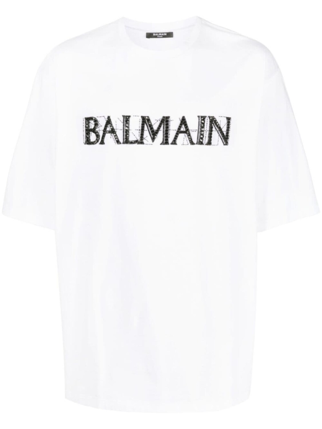 

Balmain футболка с логотипом, белый