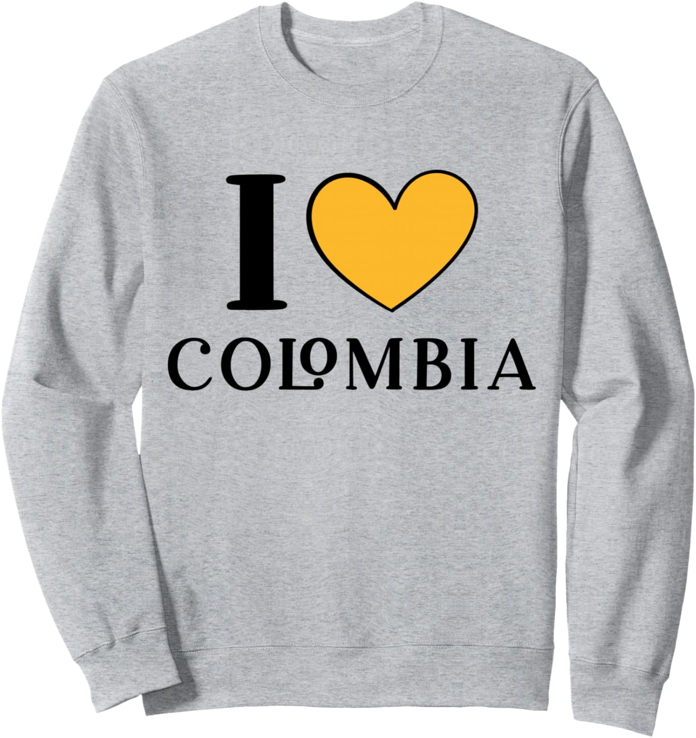 

Толстовка «Я люблю Колумбию» Colombian Love Gifts & Tees, серый