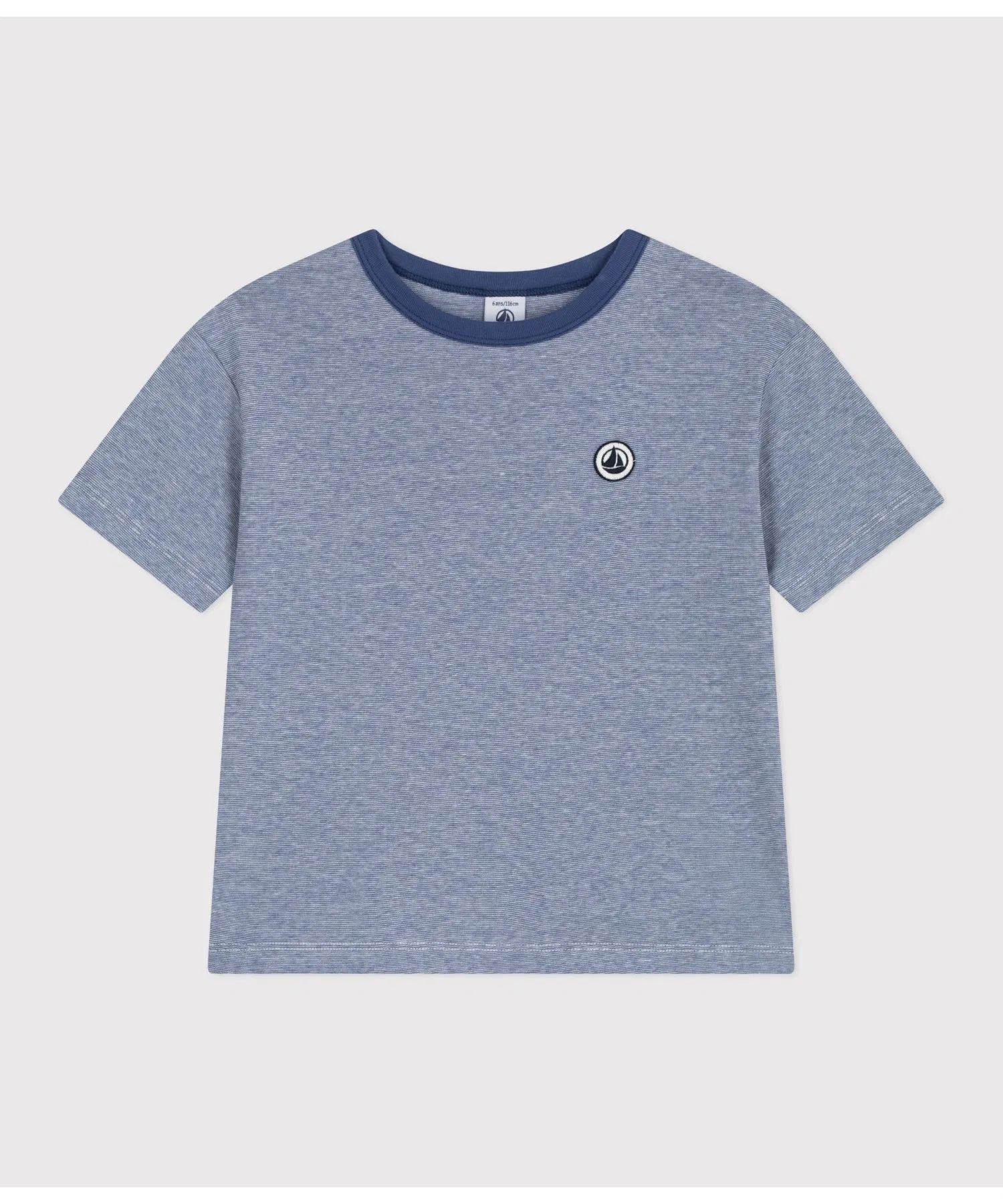 Детская футболка Petit Bateau в полоску с коротким рукавом