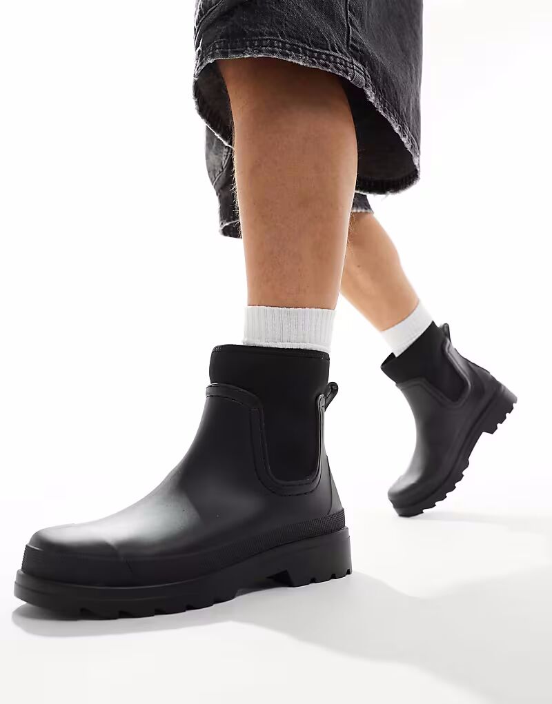 

Ботинки chelsea wellington ASOS DESIGN черного цвета