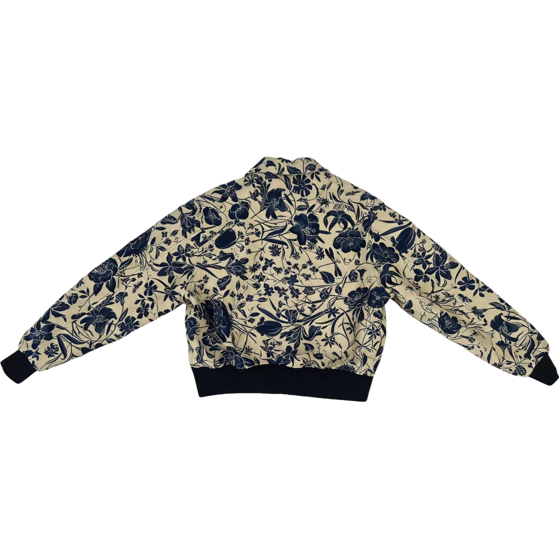 Куртка GUCCI Women's Ecru с лацканом, классический крой, цвет экрю — фото 3