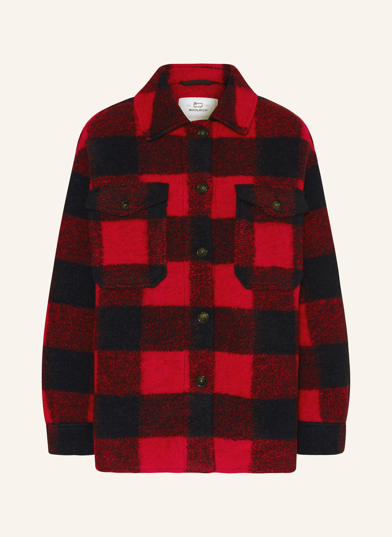 

Джентри куртка Woolrich, красный