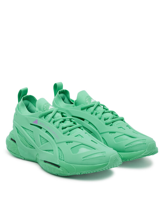 Кроссовки для бега Solarglide JH6331 Adidas By Stella Mccartney, зеленый — фото 2
