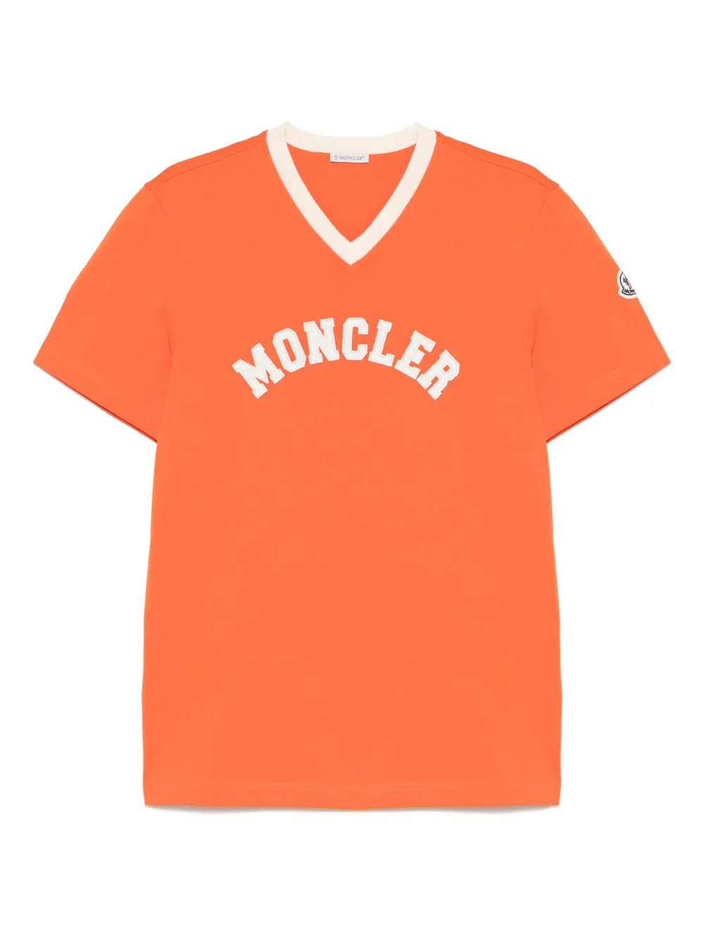 

Футболка с логотипом MONCLER, оранжевый