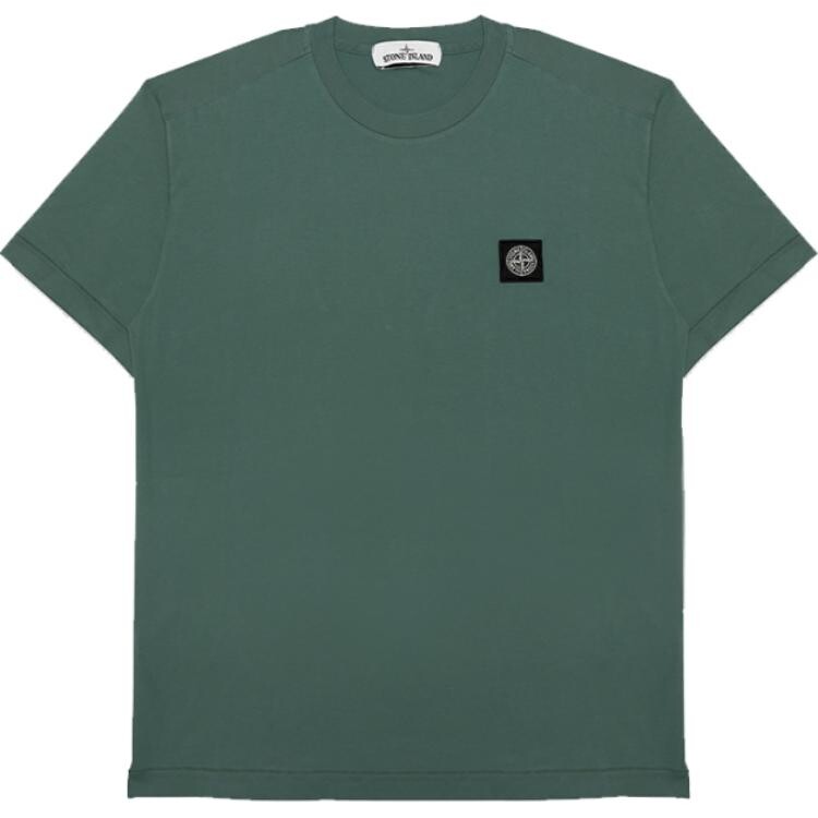 

Футболка мужская зеленая Stone Island, зеленый