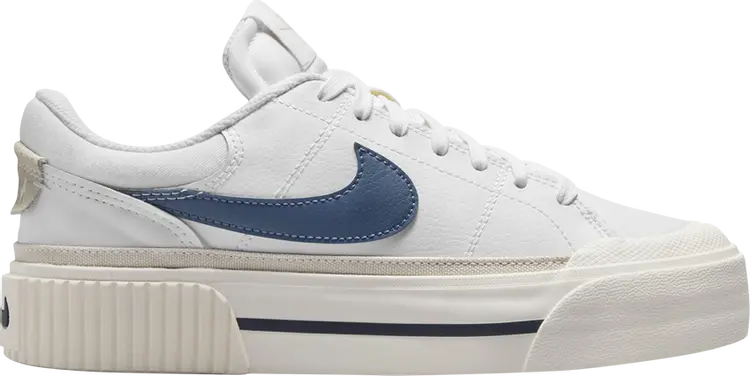 Кроссовки Wmns Court Legacy Lift 'White Diffused Blue', белый