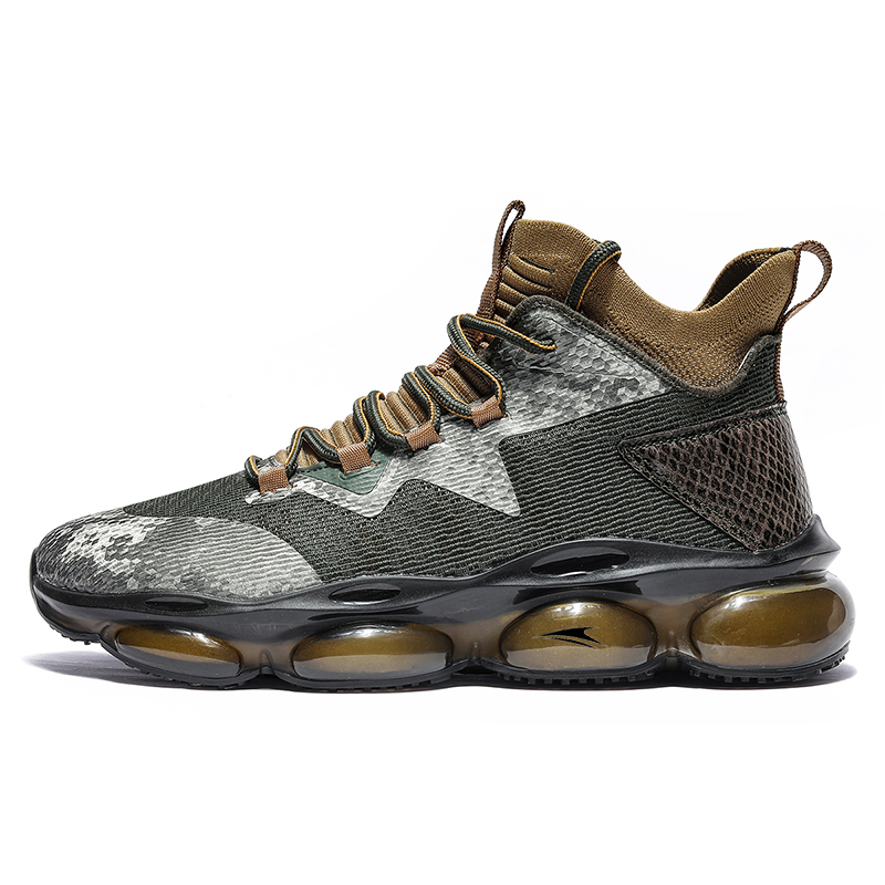 

Kinglake Дышащие баскетбольные кроссовки Jasper Mid Top с амортизацией и устойчивостью к истиранию для мужчин, цвет Jasper