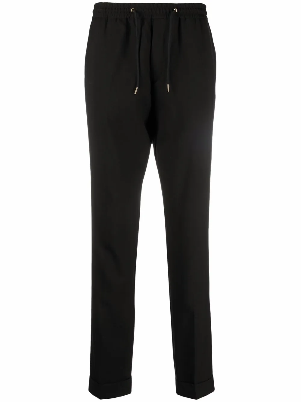 

Брюки кроя слим с кулиской Paul Smith, черный