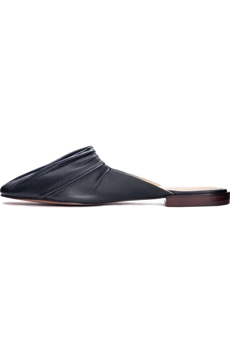 Chinese Laundry 42 GOLD Kaylee Женские балетки 6 Black Leather Slip On Mule KHD661 — фото 3