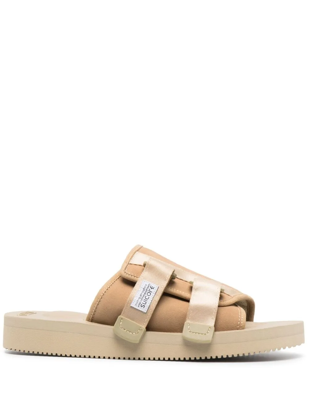 

Шлепанцы на липучках Suicoke, нейтральный