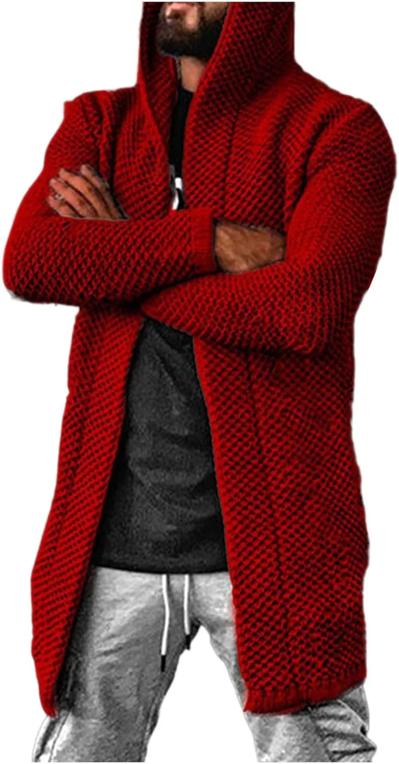 

Мужской кардиган с капюшоном Casual Fashion