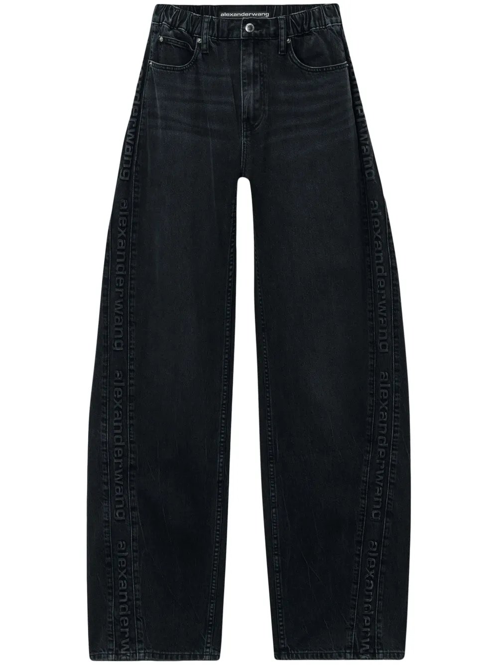

Широкие джинсы Alexander Wang, черный