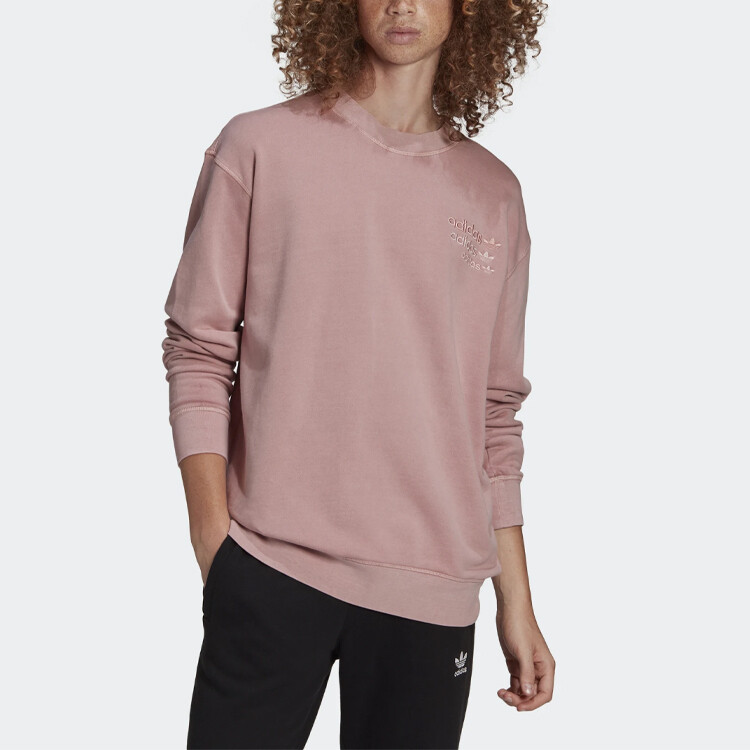 Одежда Толстовка Мужская Розовая Adidas Originals, розовый — фото 3