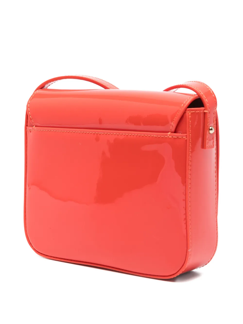 

Мини-сумка Essential Fly из лакированной кожи Patrizia Pepe, оранжевый