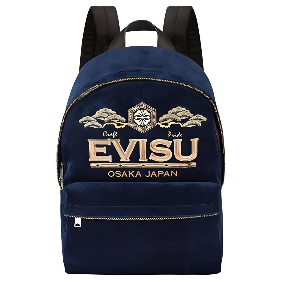 

EVISU Рюкзак Velvet Regular мужской в цвете Denim Blue