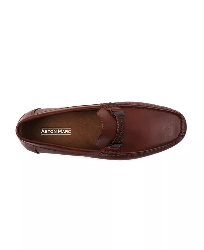 Мужские мокасины Madrid Comfort Driver Slip-On Aston Marc, коричневый/бежевый — фото 4