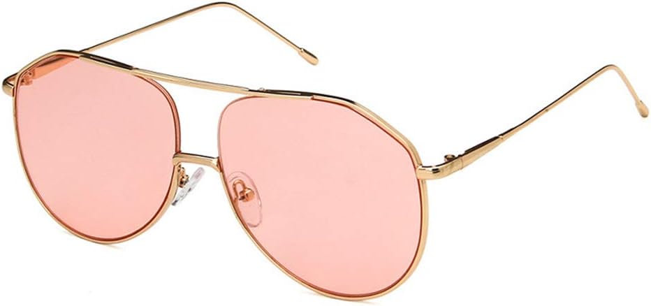 

Солнцезащитные очки Shiratori унисекс в стиле ретро, ​​серебристо-желтые, для отдыха и развлечений, овальные, неполяризованные, с защитой от УФ-излучения UV400, Gold Red