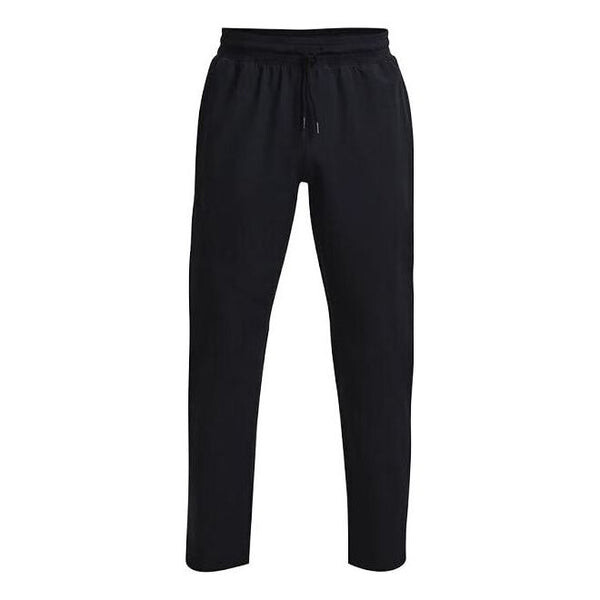 

Брюки elite straight leg pants 'black' Under Armour, черный