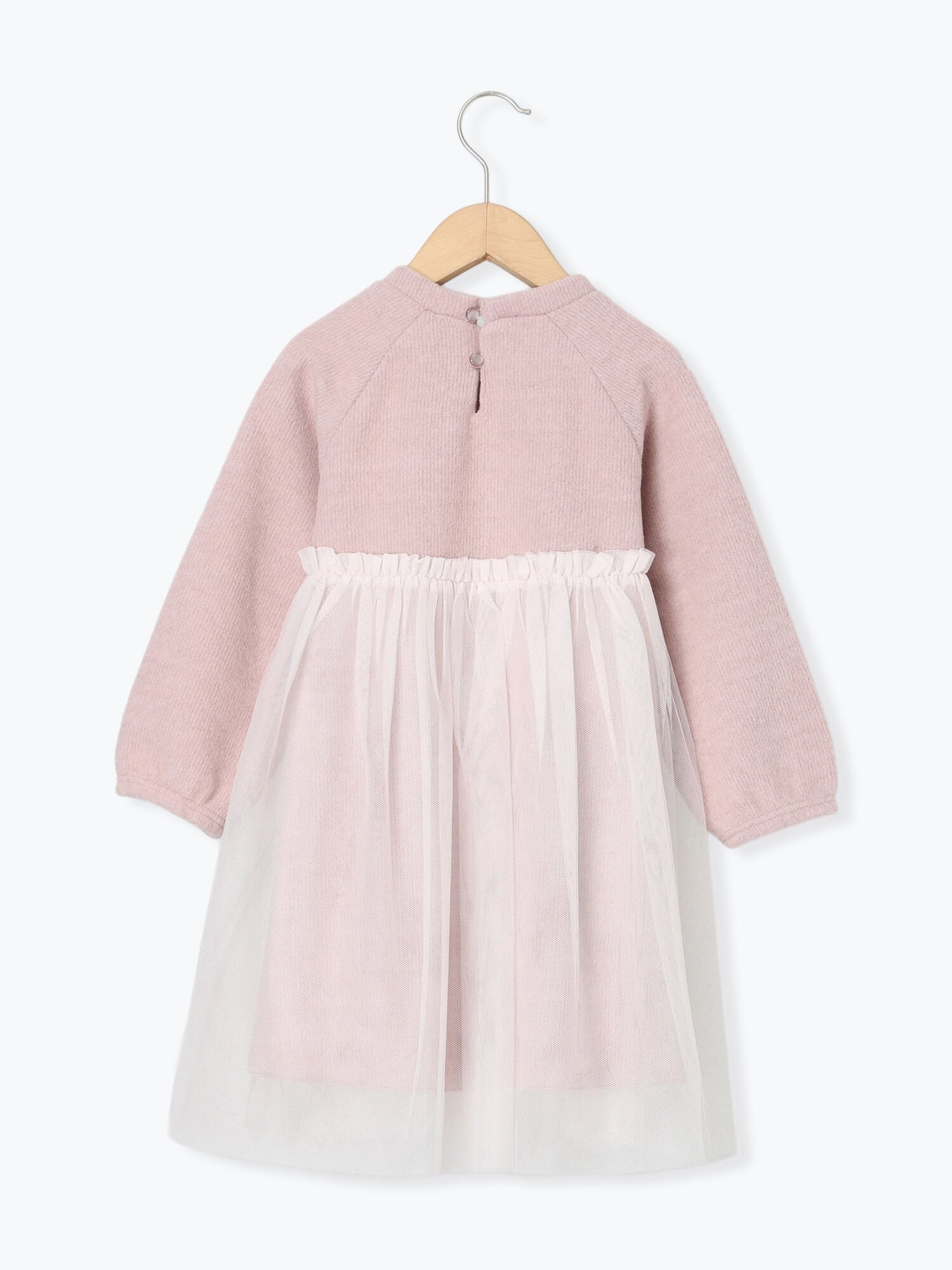 Вязаное платье из тюля с застежкой на молнию Samansa Mos2 Lagom, pink — фото 2