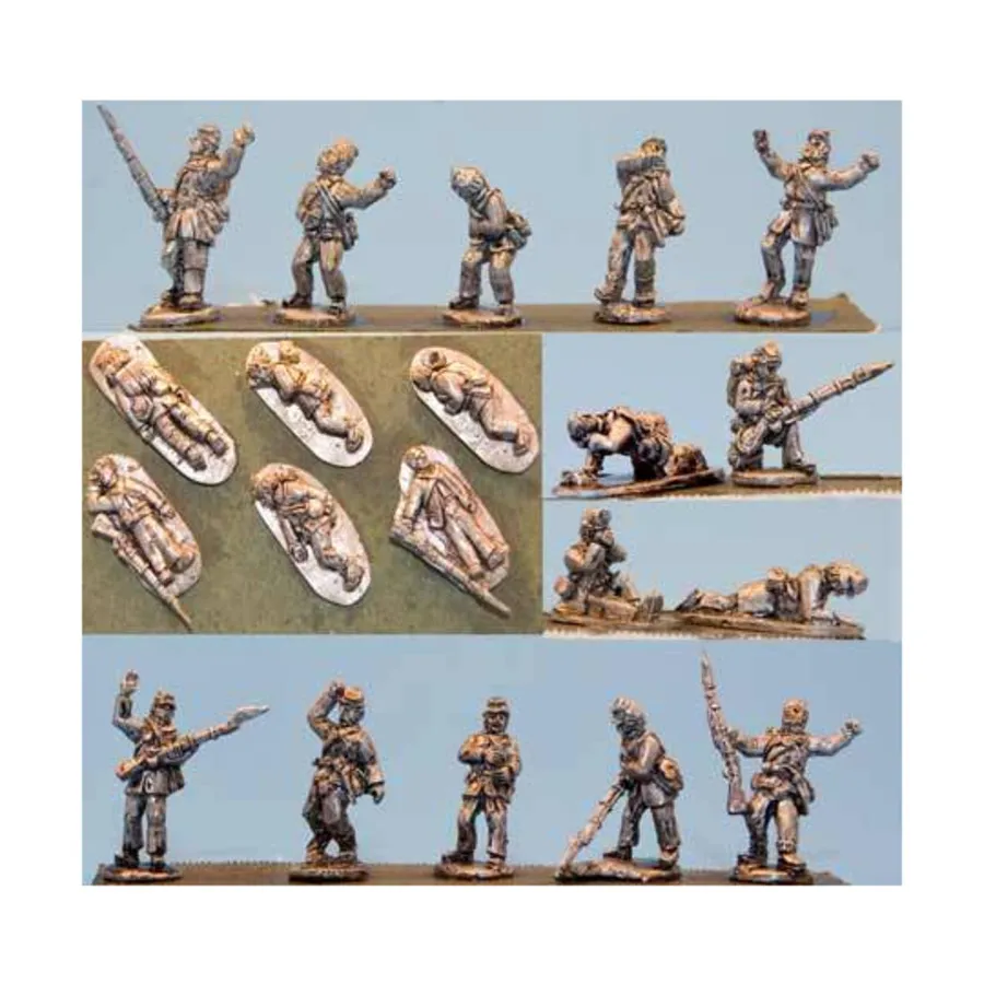 

Мертвые и раненые, Blue and the Gray Miniatures - Union (15mm)