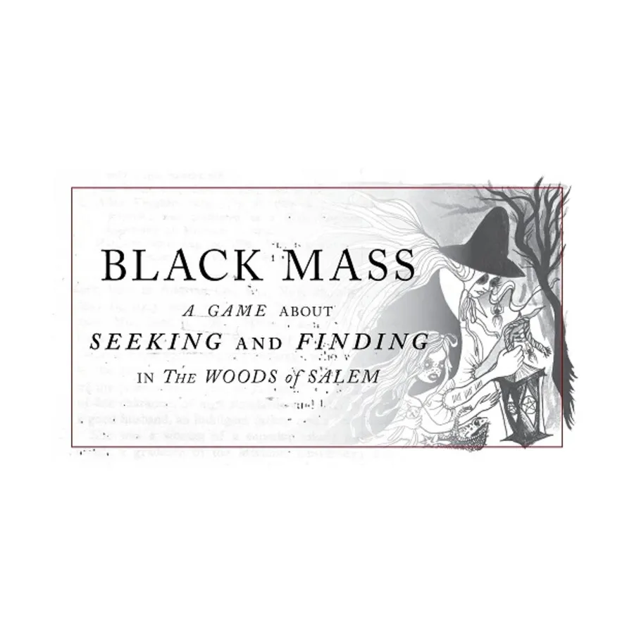 

Black Mass, Roleplaying Games (Good Luck Press), мягкая обложка