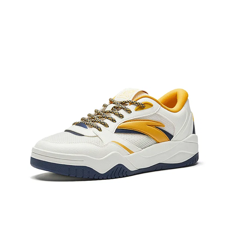 Кроссовки низкие для скейтбординга ANTA Ivory White/New Ink Blue/Nightingale Yellow — фото 3