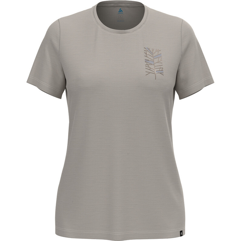 

Женская футболка Ascent Merino 160 Tree Odlo, серый