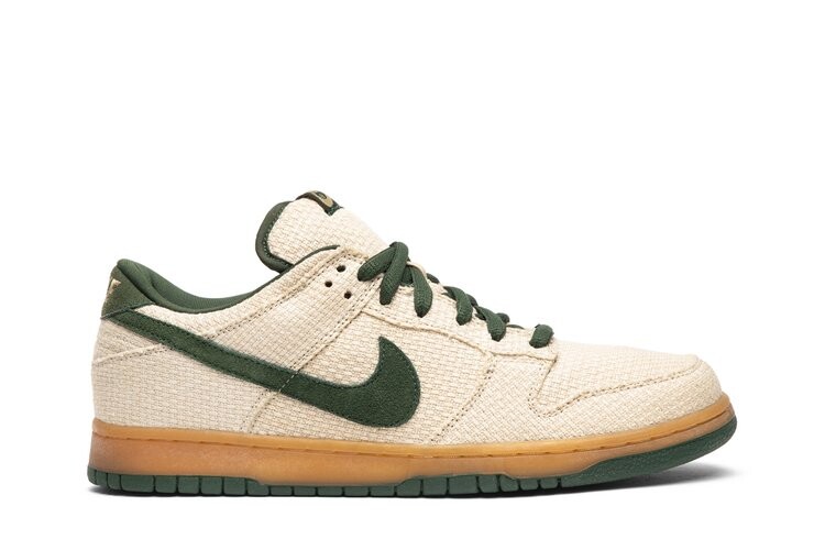 

Кроссовки Nike Dunk Low Pro SB 'Green Hemp', золотой, Желтый, Кроссовки Nike Dunk Low Pro SB 'Green Hemp', золотой