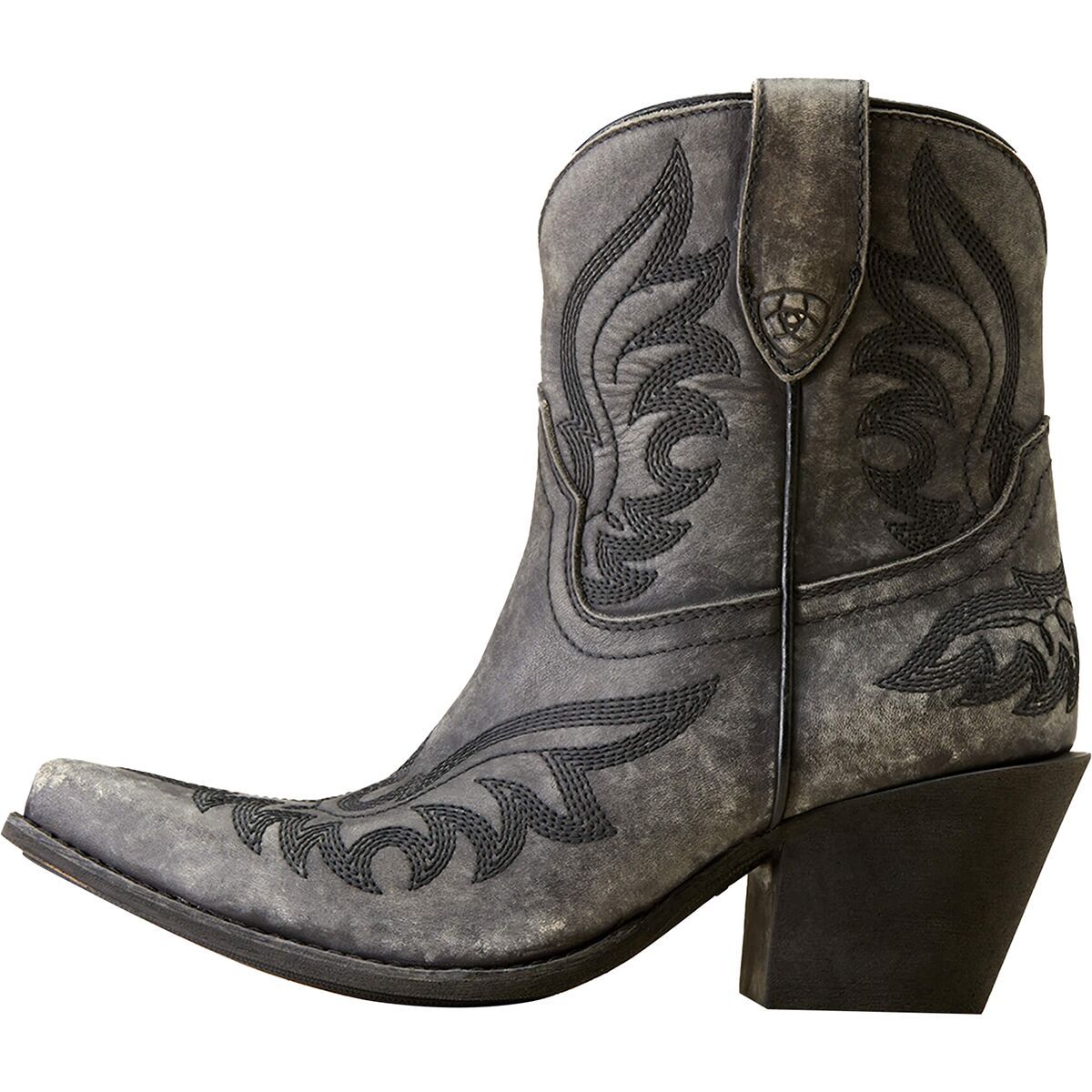 Женские полусапоги Ariat Chandler кожаные ковбойские, серый