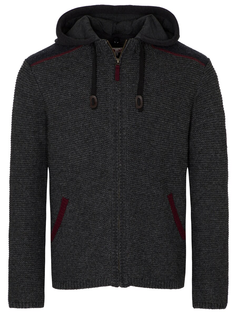 

Вязаный жакет SPIETH & WENSKY FCB - Erben, темно-серый