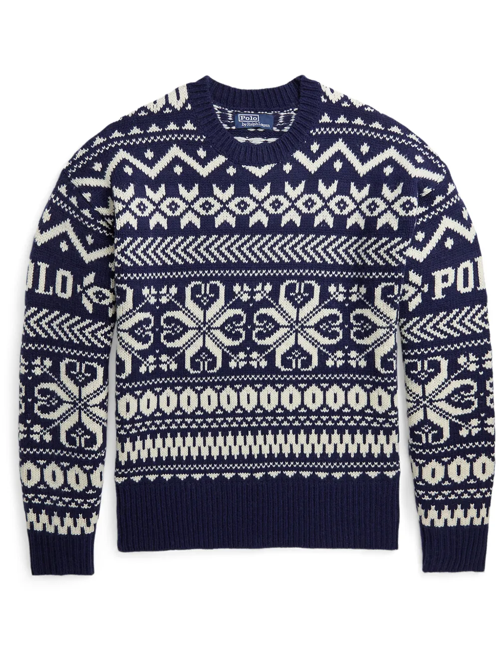

Джемпер с узором POLO RALPH LAUREN, синий