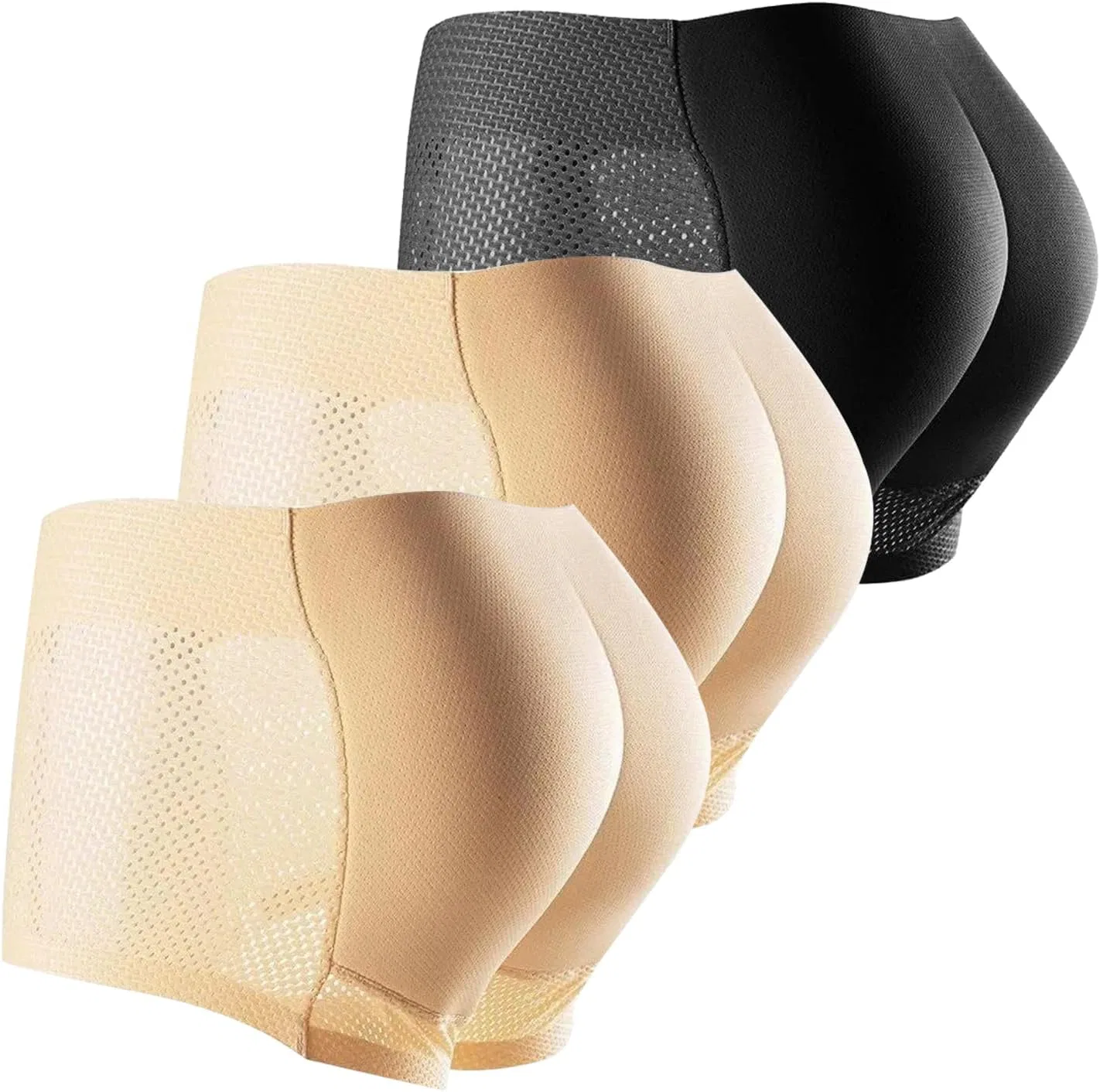 Боксеры с эффектом подъема ягодиц, 3pcs-c