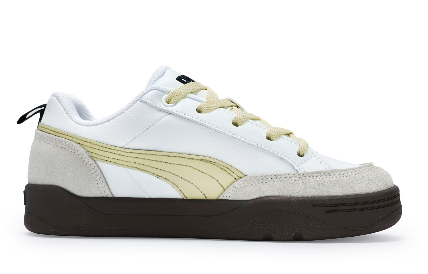 Кроссовки Puma Park Lifestyle Skateboarding Shoes Unisex Low-top Grey/Beige/White, белый — фото 3
