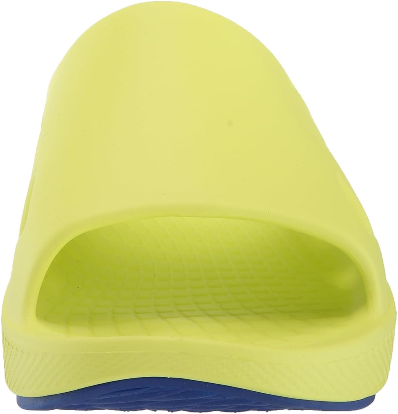 Мужские сандалии Skechers Go Recover Refresh с двухплотностной подошвой и поддержкой свода стопы, синий/желтый — фото 2