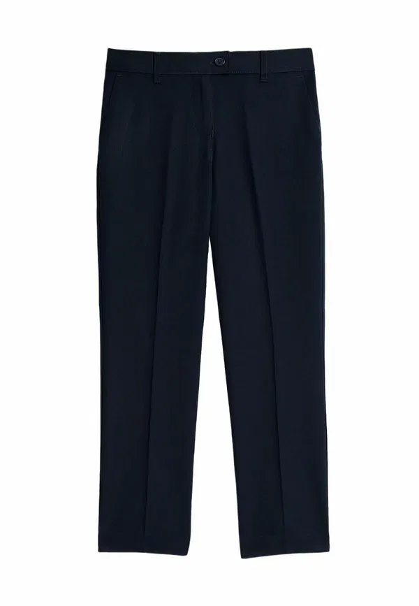 Брюки зауженные 2Pk slim adj trousers Marks & Spencer, темно-синий — фото 3