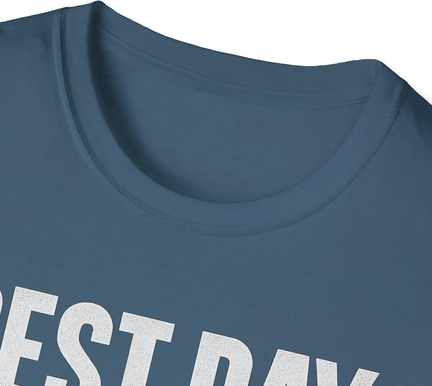 Футболка с принтом Rest Day is for The Weak, Indigo Blue — фото 3