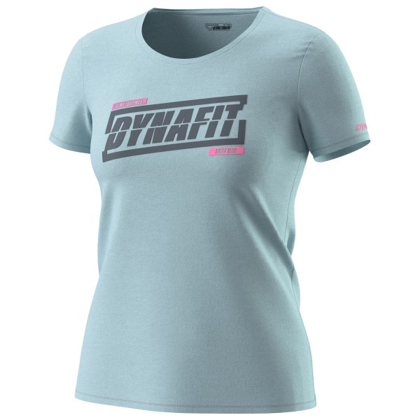 

Женская хлопковая футболка с рисунком Dynafit, мультиколор