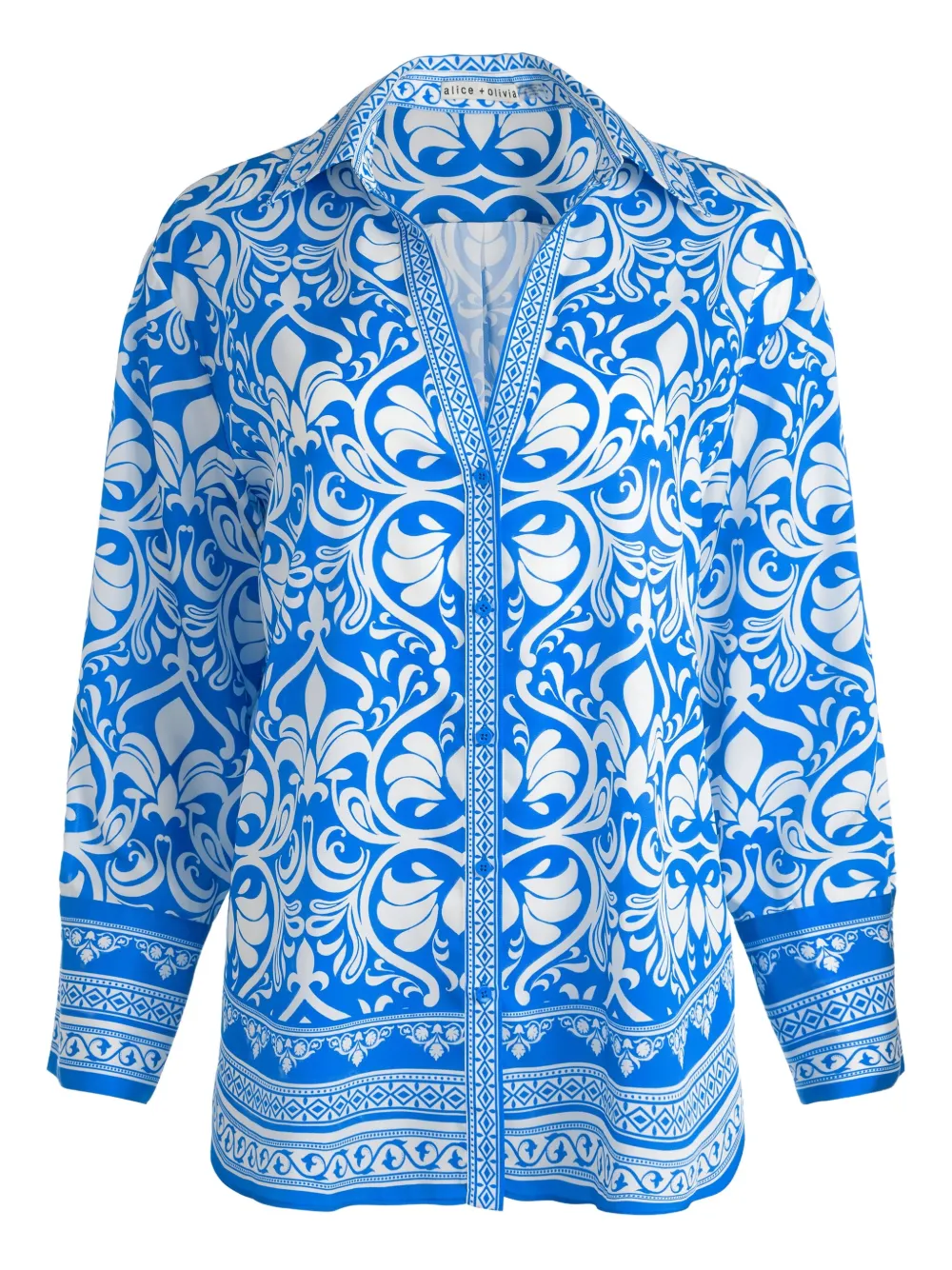 

Рубашка Kiva alice + olivia, синий