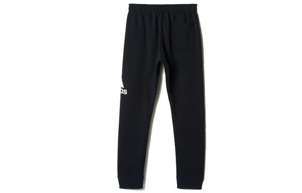 Спортивные штаны adidas Logo Training Fleece Lined Stay Warm Sports Knit Long Pants Black, черный — фото 2