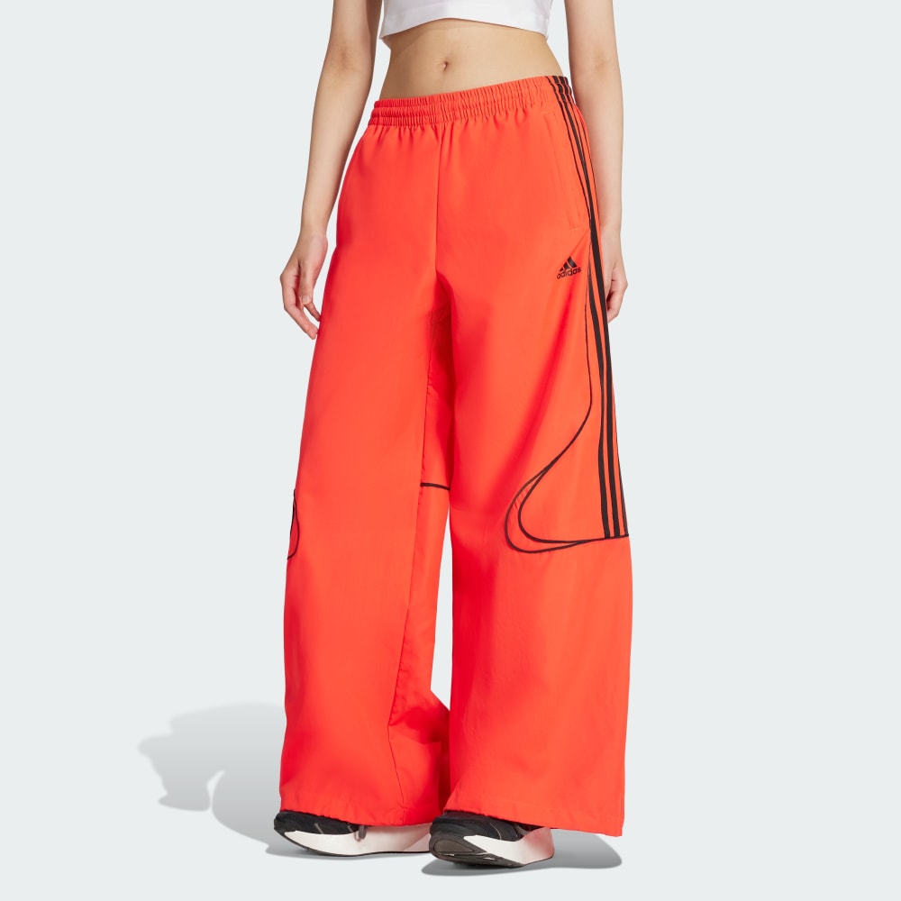 

Спортивный костюм Adidas Teamgeist Adicolor Oversized Woven Track Pant, цвет Lucid Red/Black