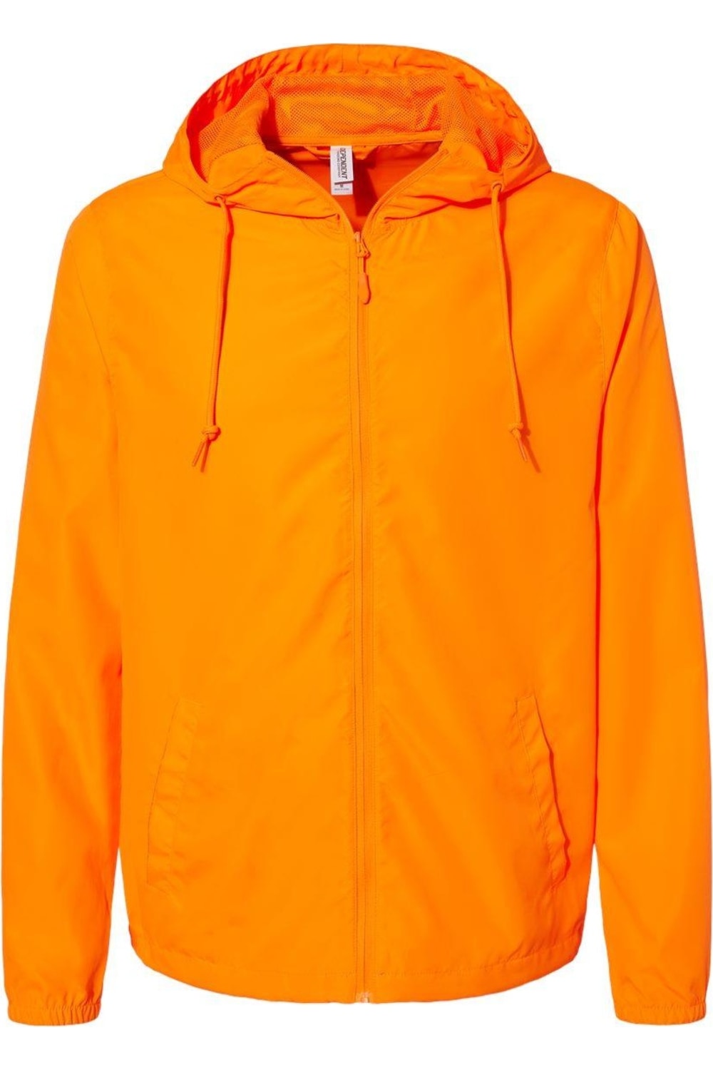

Independent Trading Co. Легкая ветровка с застежкой-молнией, цвет safety orange
