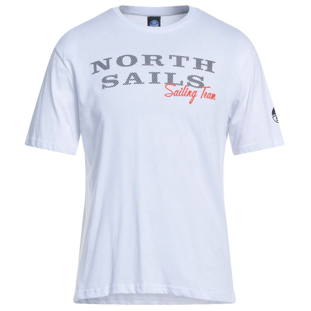 

Футболка с логотипом из резины Pristine White North Sails, белый